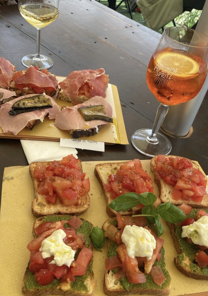 gluten free bruschetta in manarola italy