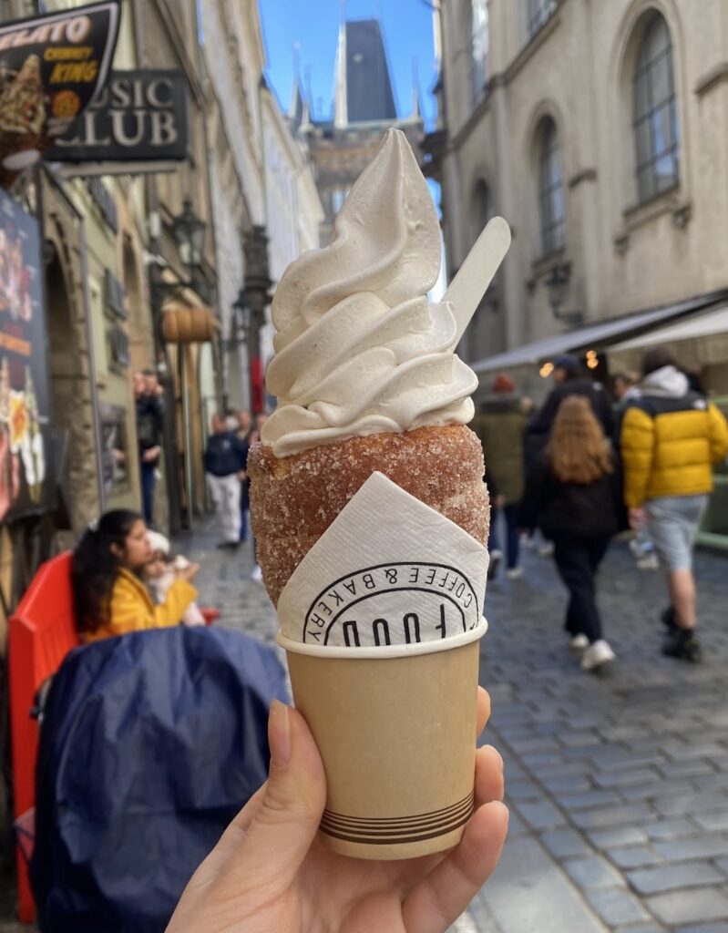 gluten-free chimney cake in prague